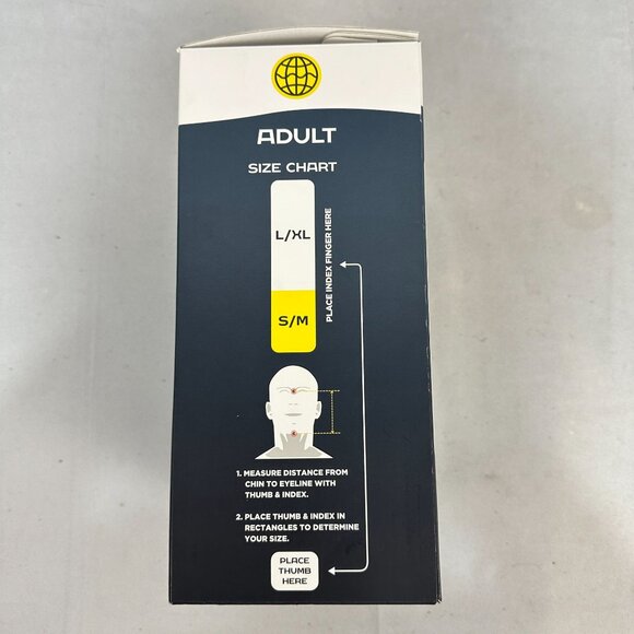 U.S. Divers Dryview Adult Full Face Snorkel Mask L/XL Shatter-Resistant Lens - Picture 2 of 5